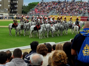 Carabinieri performance.