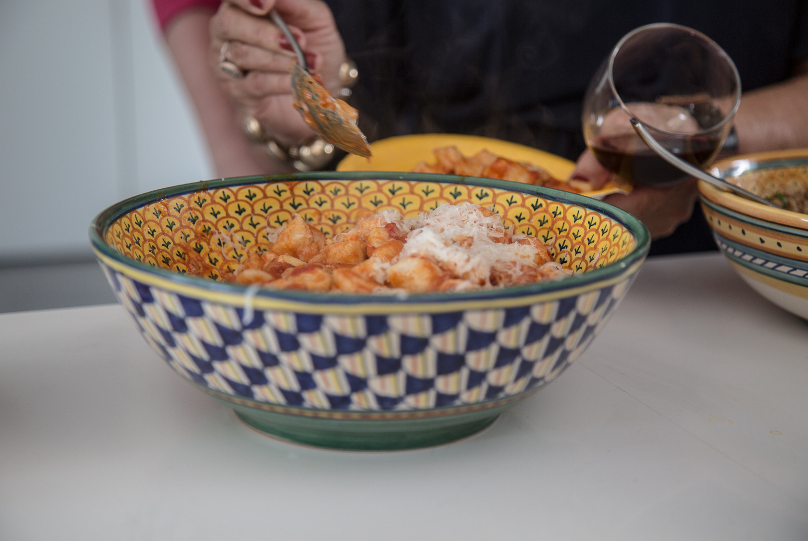 Deruta Ceramic Pasta Bowl 