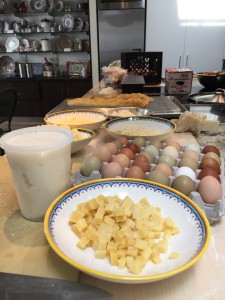 Here's what you'll need to make you very own Torta di Pasqua!
